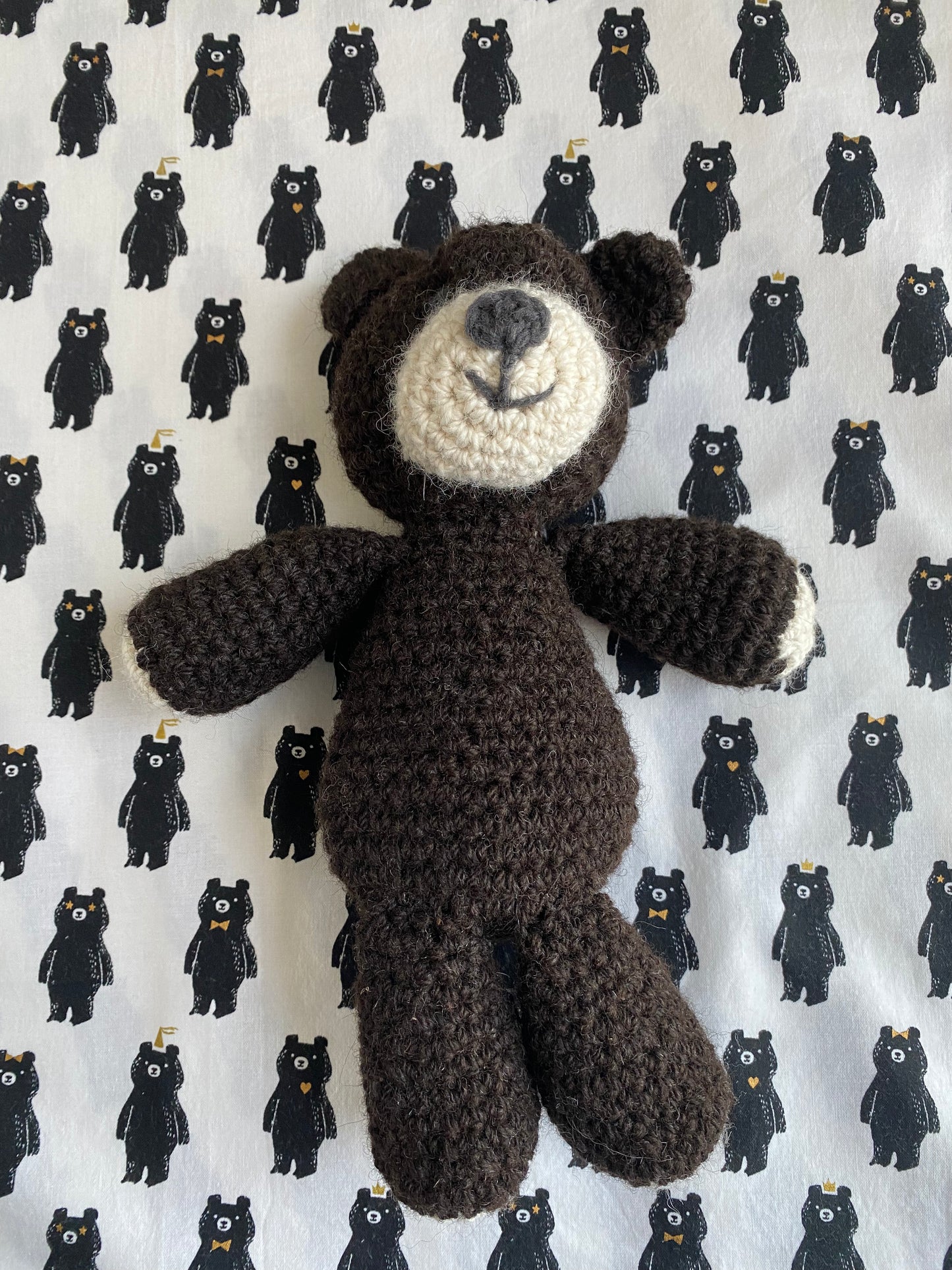 Undyed Canadian Wool Teddy Bear