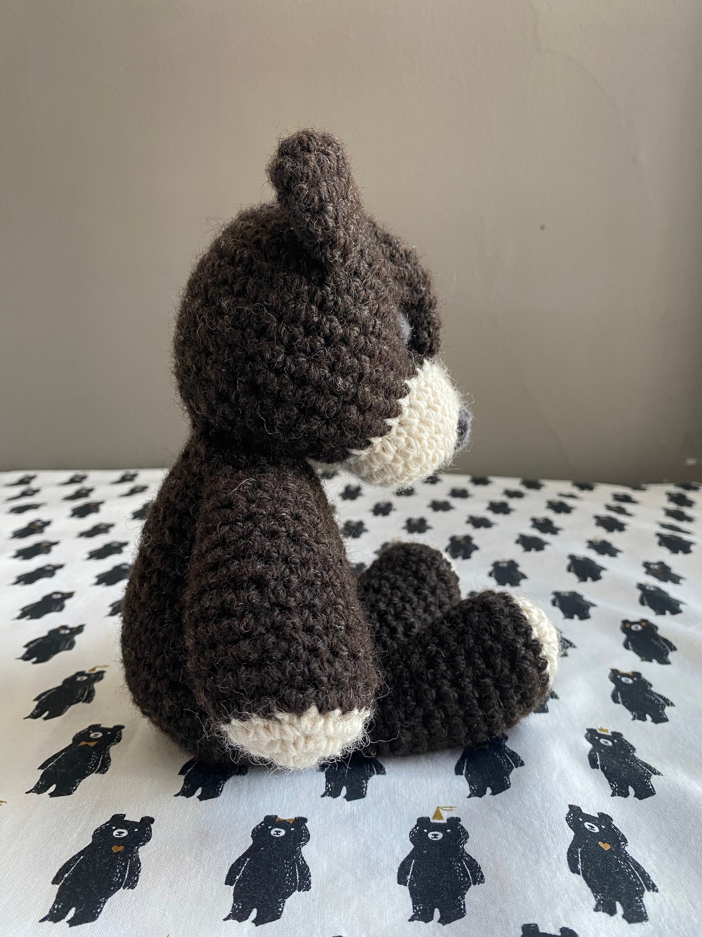 Undyed Canadian Wool Teddy Bear