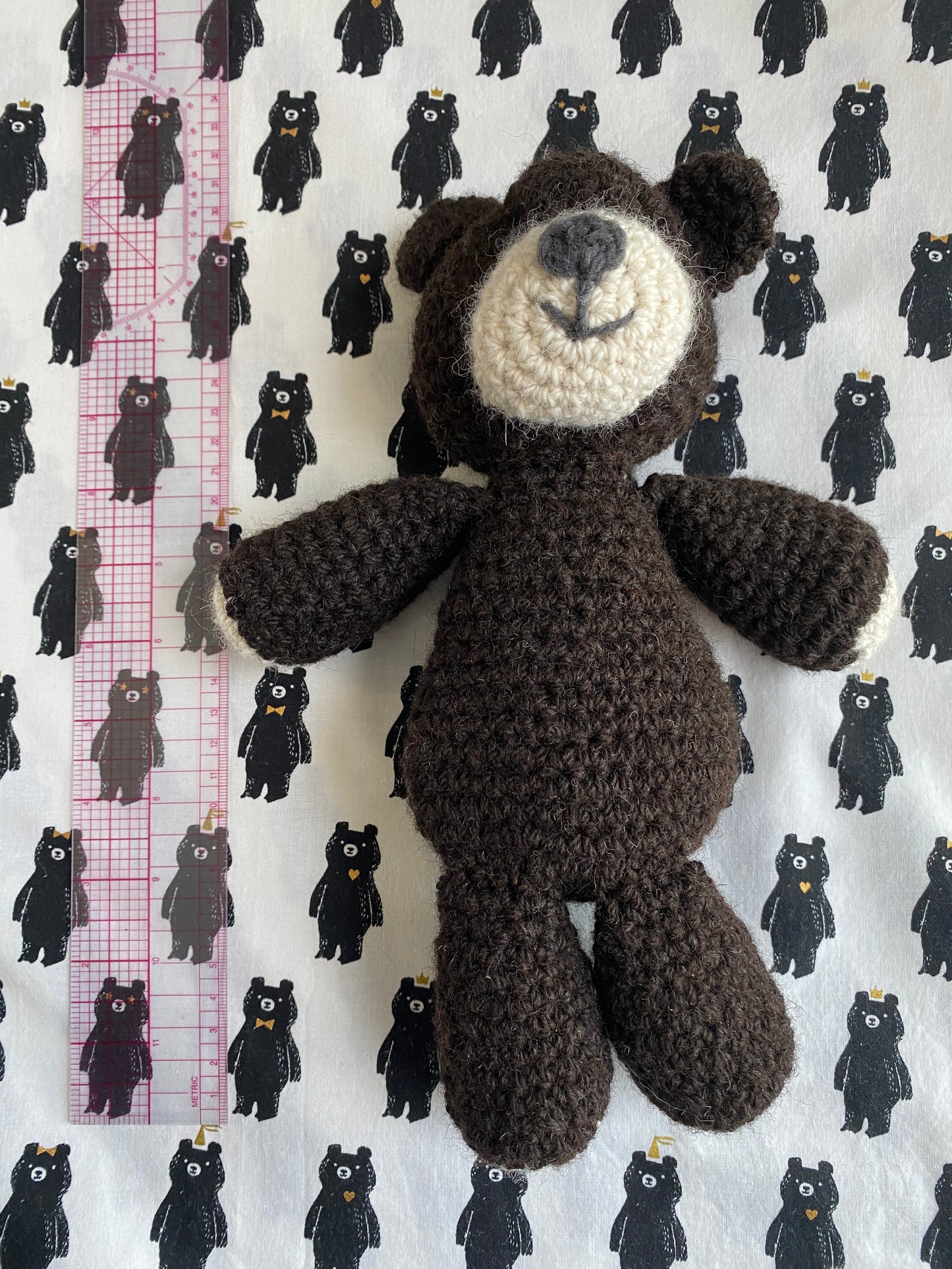 Undyed Canadian Wool Teddy Bear