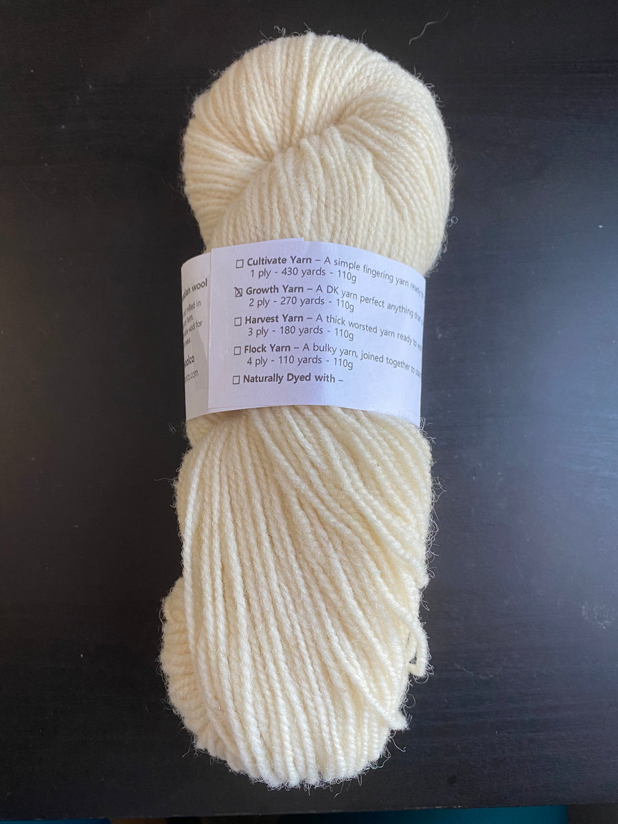 "Growth" Canadian Wool Yarn Olive + Elliot