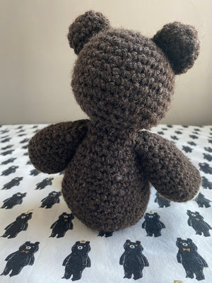 Undyed Canadian Wool Teddy Bear