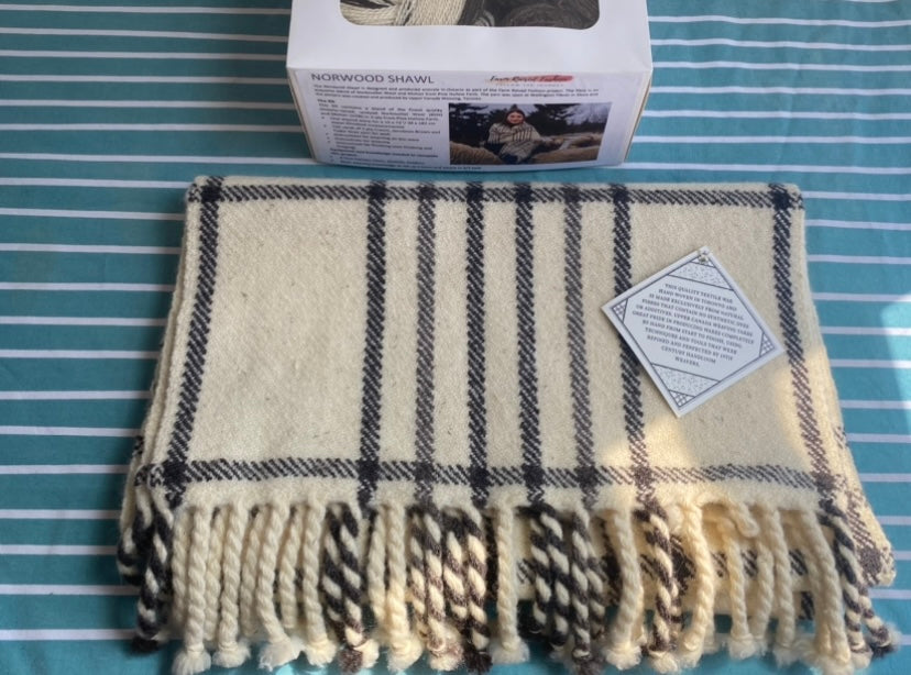Norwood Shawl Canadian Wool and Mohair Weaving Kit