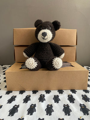 Undyed Canadian Wool Teddy Bear